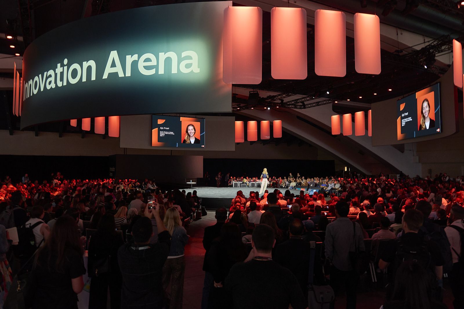 Aja Frost speaking at INBOUND Innovation Arena